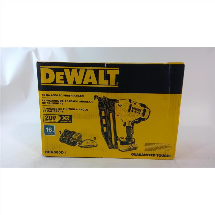 DeWalt 16 GA Angled Finish Nailer Property Room