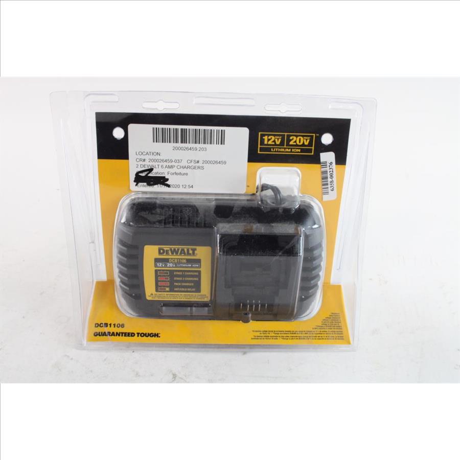 DeWalt Battery Charger Property Room