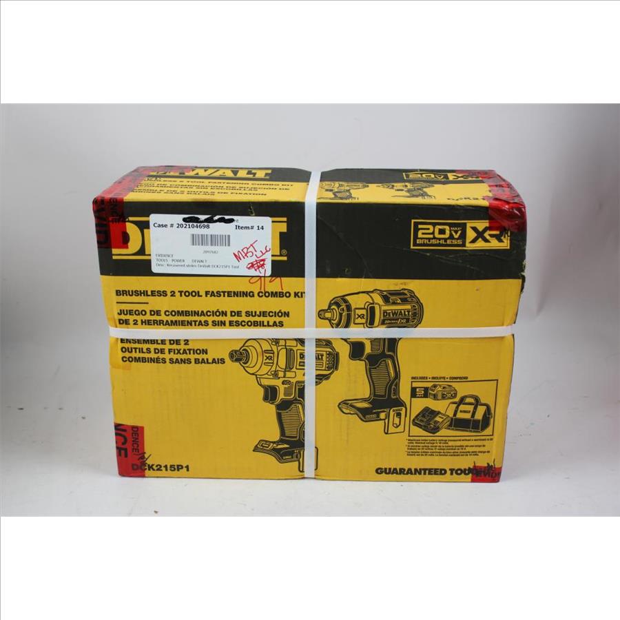 DeWalt Brushless 2 Tool Fastening Combo Kit