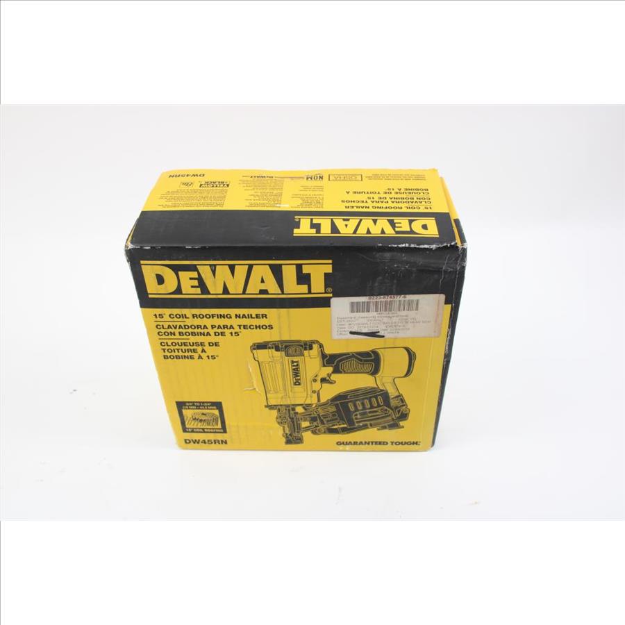 Dewalt Coil Roofing Nailer Property Room