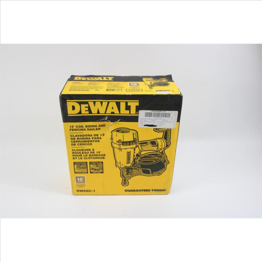 Dewalt Coil Siding And Fencing Nailer Property Room