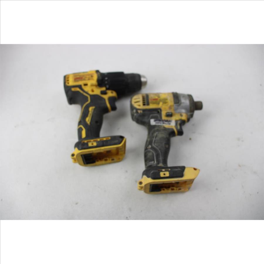 Dewalt Cordless Hammer Drill/Drill Driver, Cordless Impact Driver, 2 Pieces