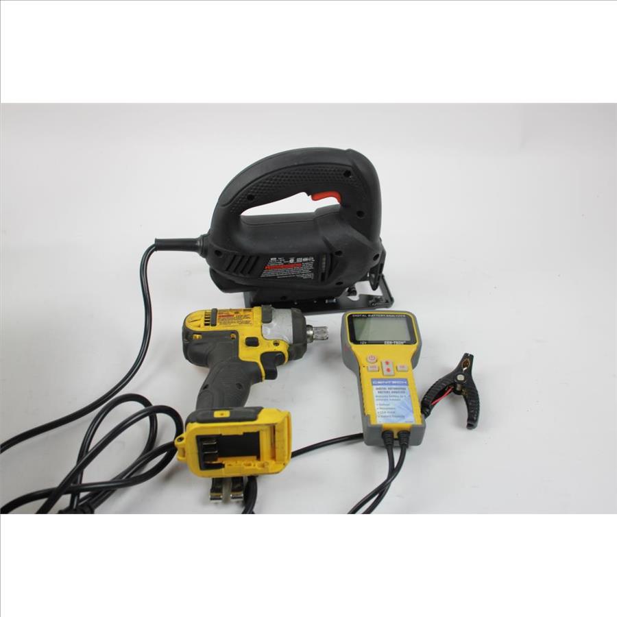 Dewalt DCF880 1/2" Impact Wrench, ChannelLock Rapid Fire Screwdriver, Centech Digital Battery Analyzer And More