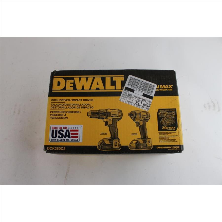 DeWalt Drill/Impact Kit Property Room