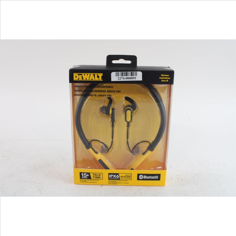DeWalt Jobsite Wireless Earphones Property Room
