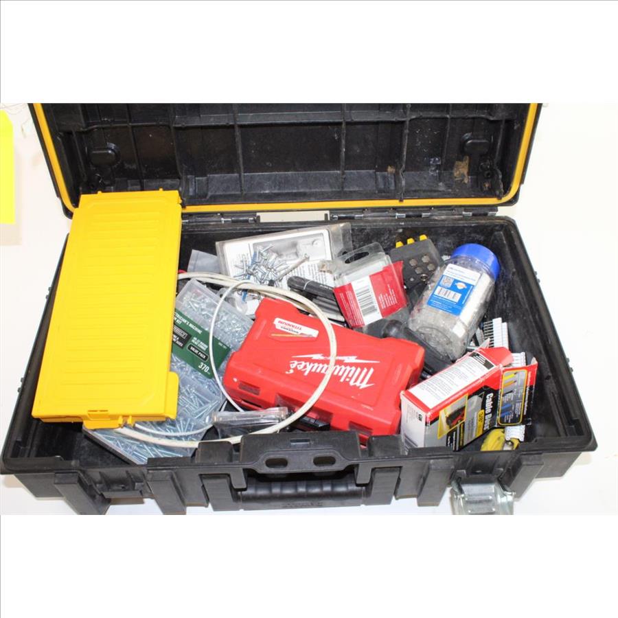 DeWalt Toolbox With Electrical Equipment, 10+ Pieces Property Room