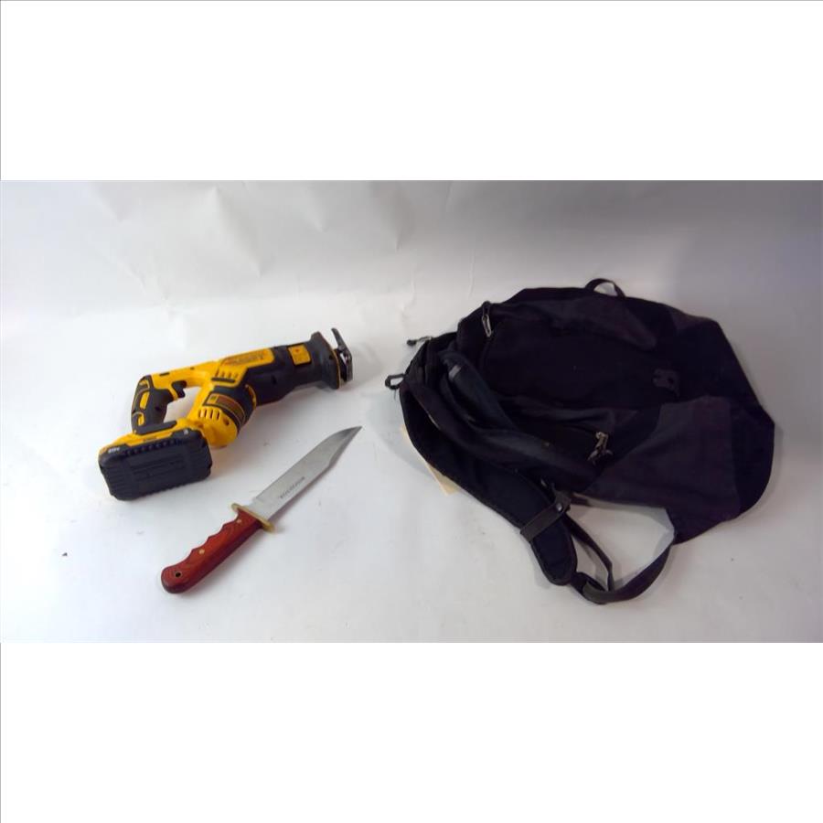 Dewalt Variable Speed Reciprocating Saw And More 3 Pieces