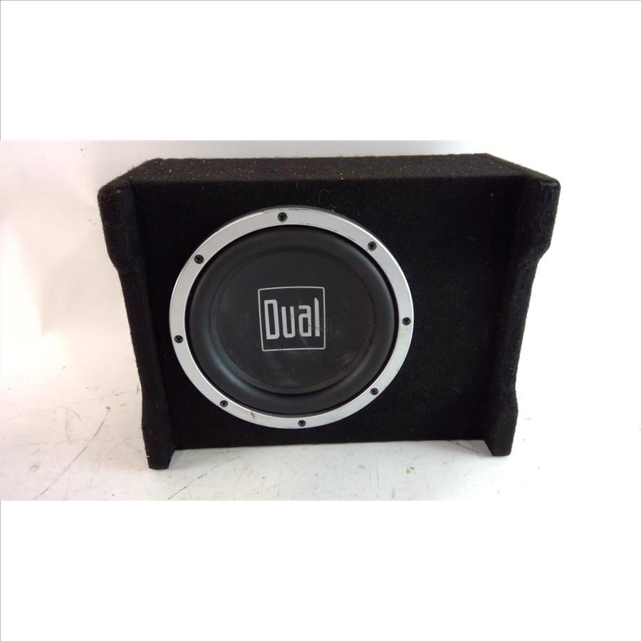 Dual 10" Enclosed Subwoofer With Crunch Amplifier Property Room