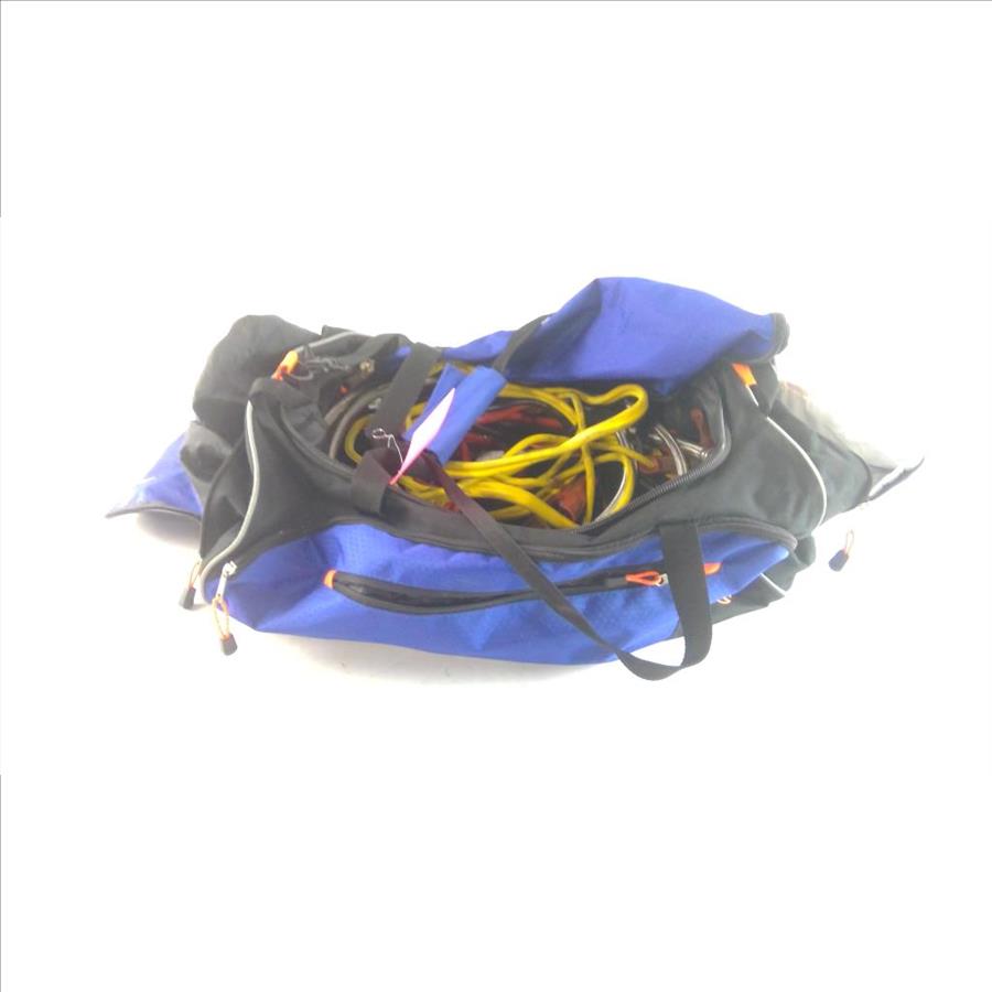Duffle Bag With Jumper Cables And Washing Machine Hose Property Room