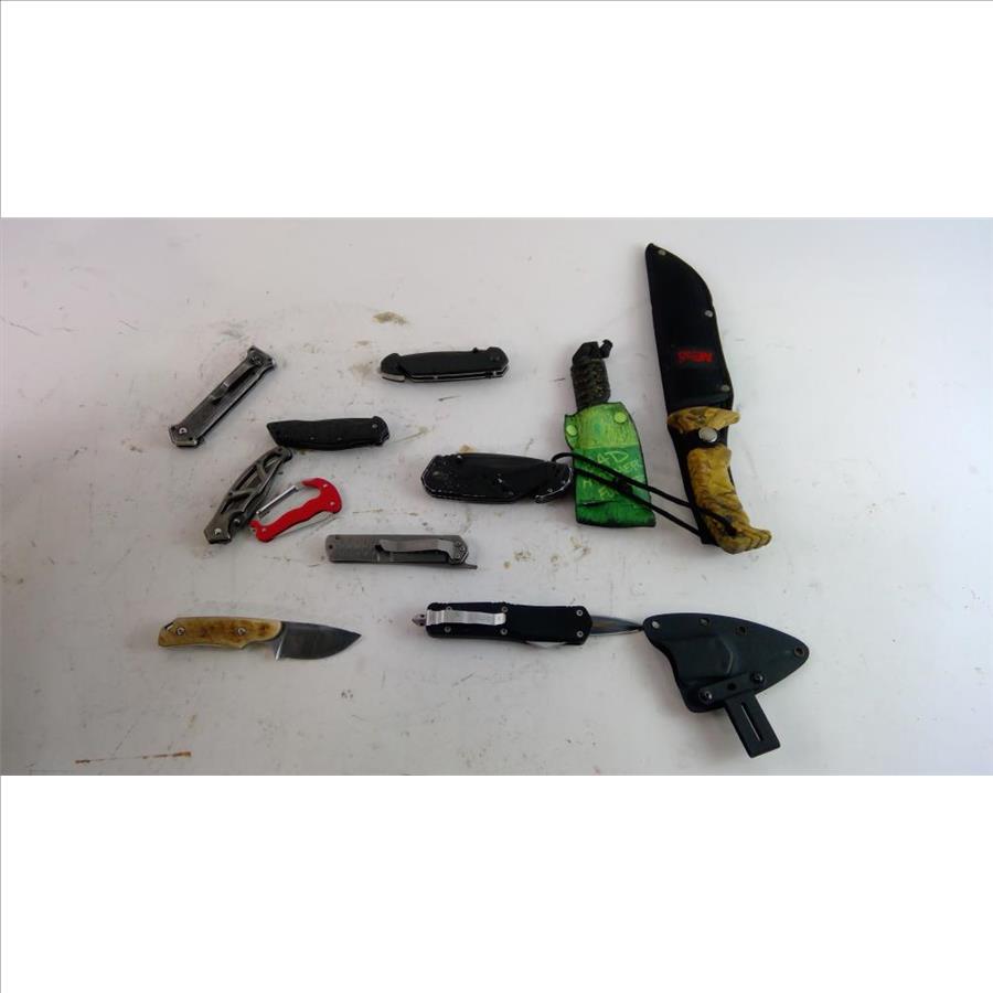 Gerber, Kershaw, And Other Knives, 6+ Pieces Property Room