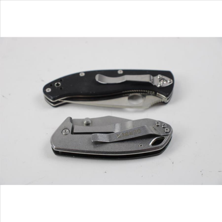 Gerber, Spyderco Knifes, 2 Pieces