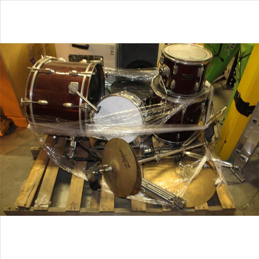 Groove Percussion Drum Set 6 Pieces Pallet Property Room