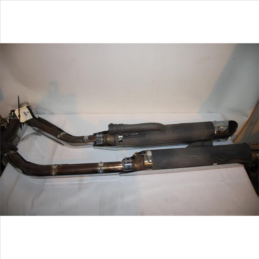 Honda Motorcycle Exhaust Pipes, 2 Pieces, HM MCV AC1 Property Room