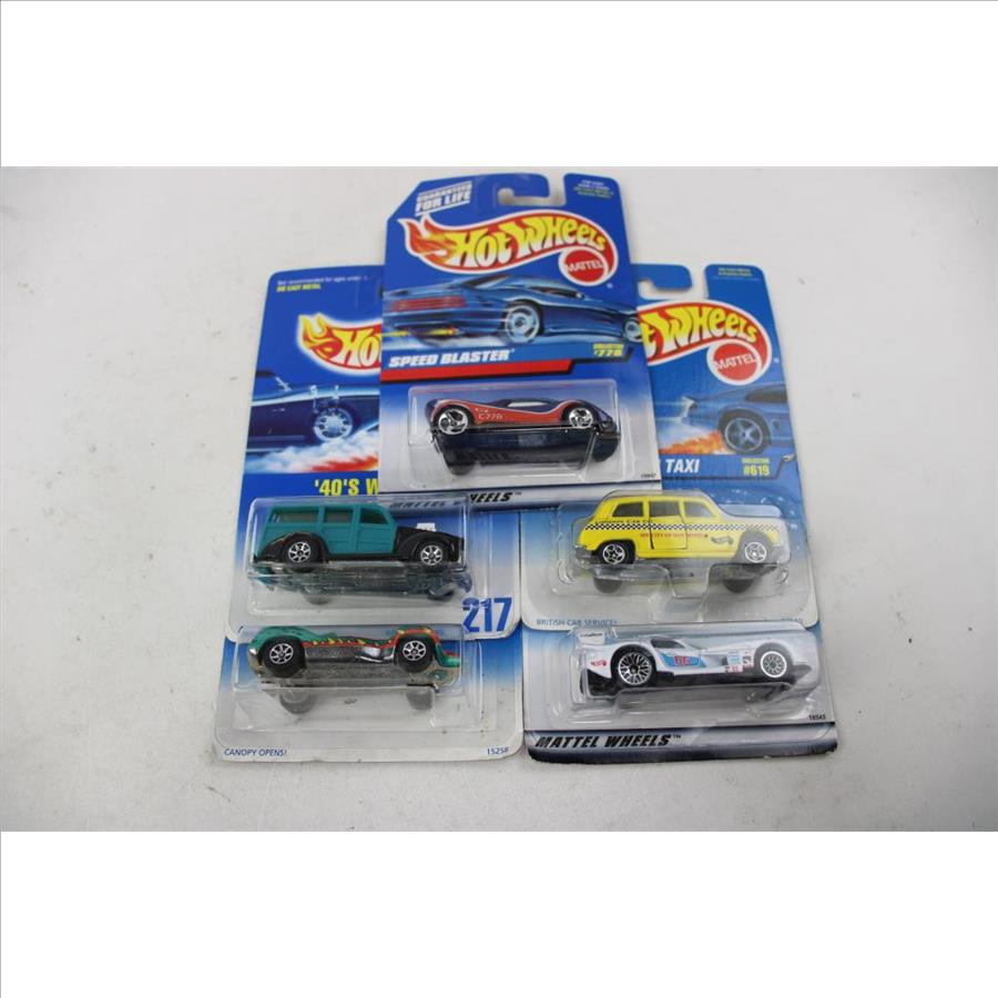 Hot Wheels Mercedes 380SEL, London Taxi, Spy Print Series #2, And More, 10 Pieces