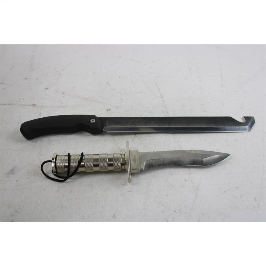 Huntdown Tactical Knife, Switch Knife, And More, 4+ Pieces Property Room