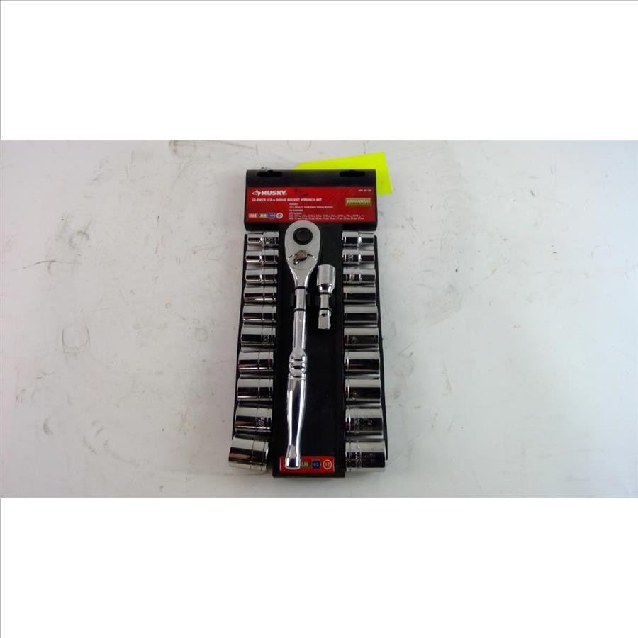 Husky 22Piece 1/2" Drive Socket Wrench Set Property Room