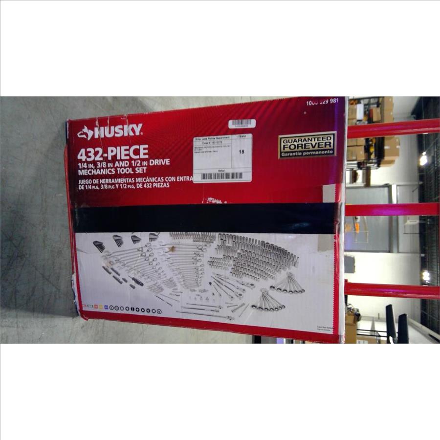 Husky 432 Piece Mechanics Tool Set Property Room