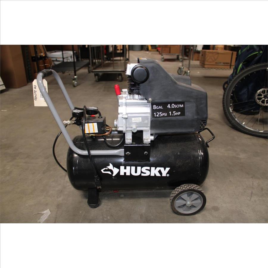 Husky 8 Gallon Air Compressor Property Room