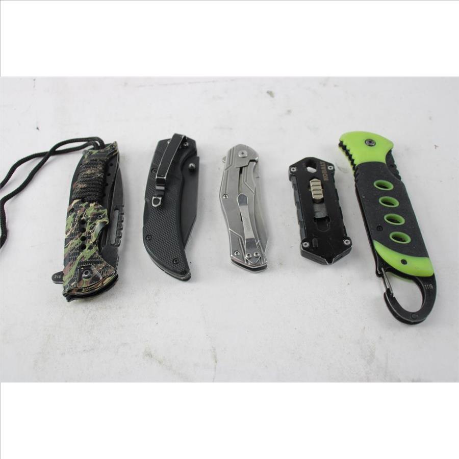 Husky Pocket Knife, Veteran's Knife, And More, 5+ Pieces Property Room