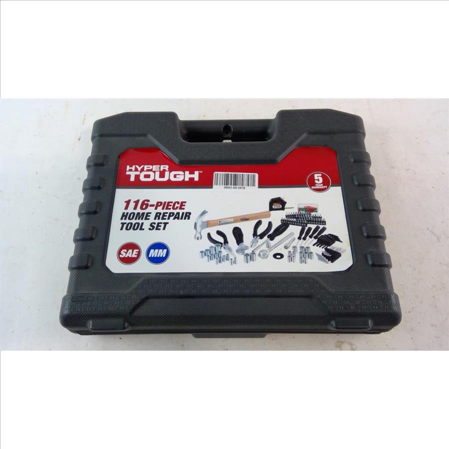 Hyper Tough 116 Piece Home Repair Tool Set