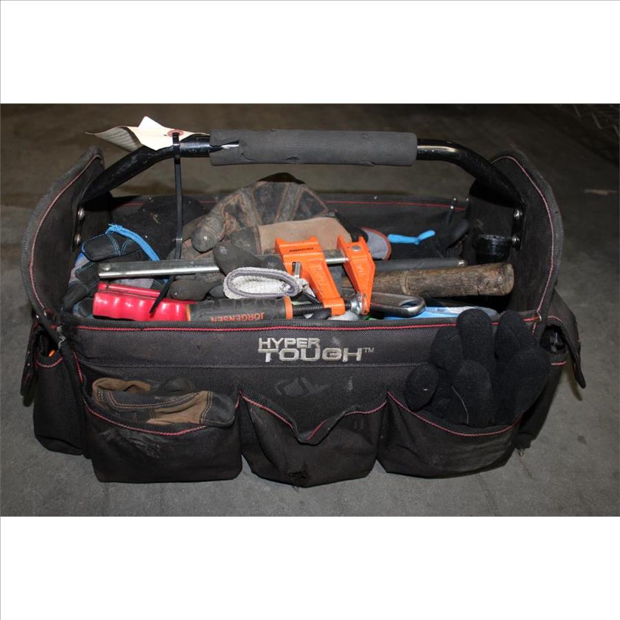 Hyper Tough Tool Bag With Mixed Tools And More