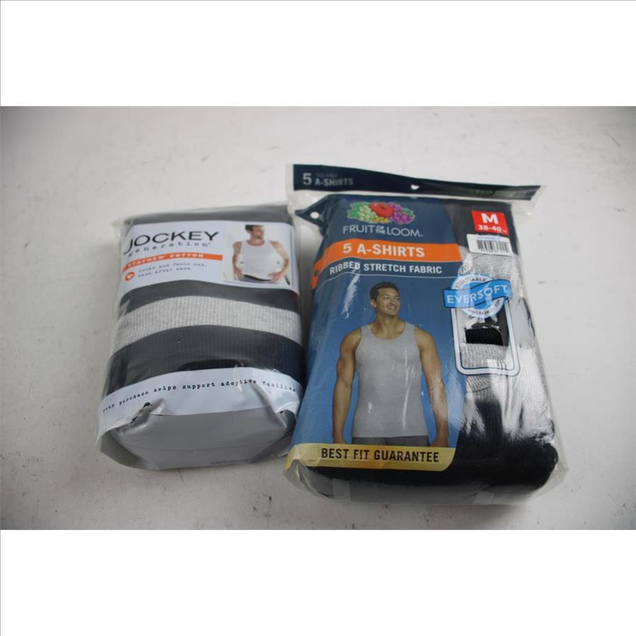 Jockey And Fruit Of The Loom Clothing Lot, 2 Pieces Property Room