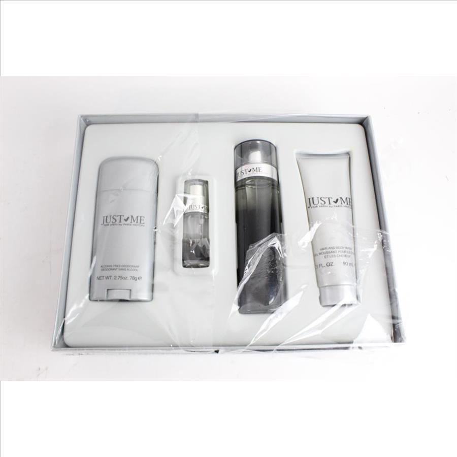 Just Me By Paris Hilton Men's Four Piece Fragrance Set | Property Room