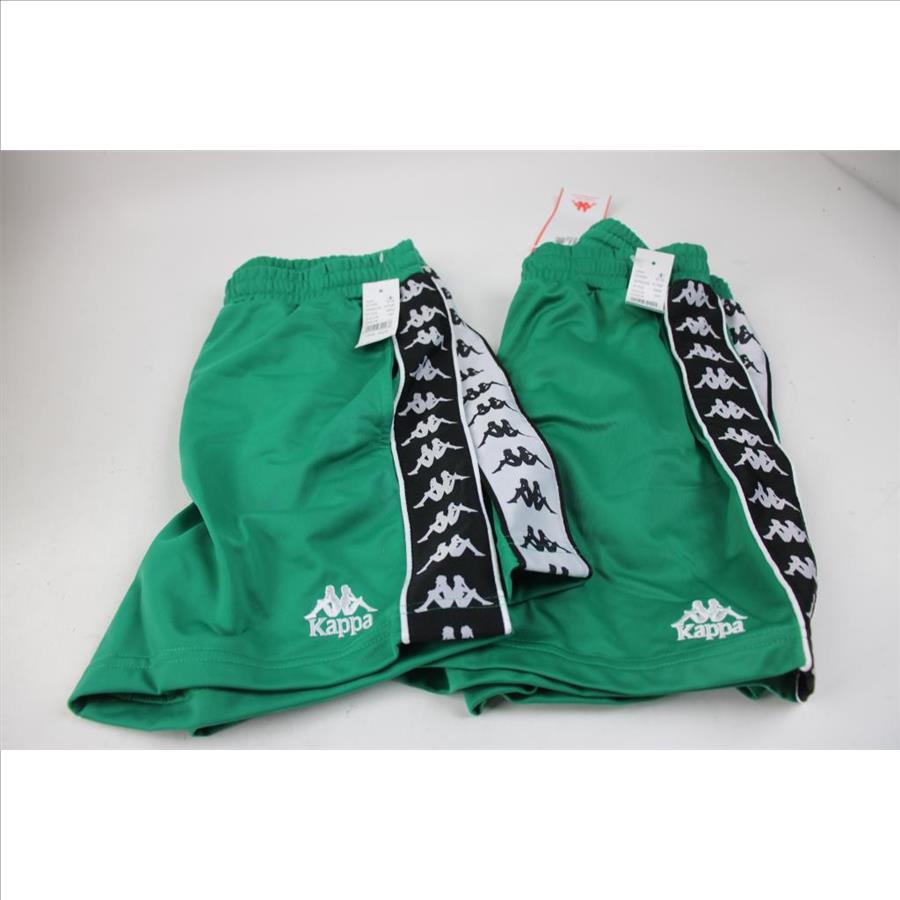 Kappa Men's Green, Black And Yellow Athletic Pants, Shorts And Sweater, 5 Pieces