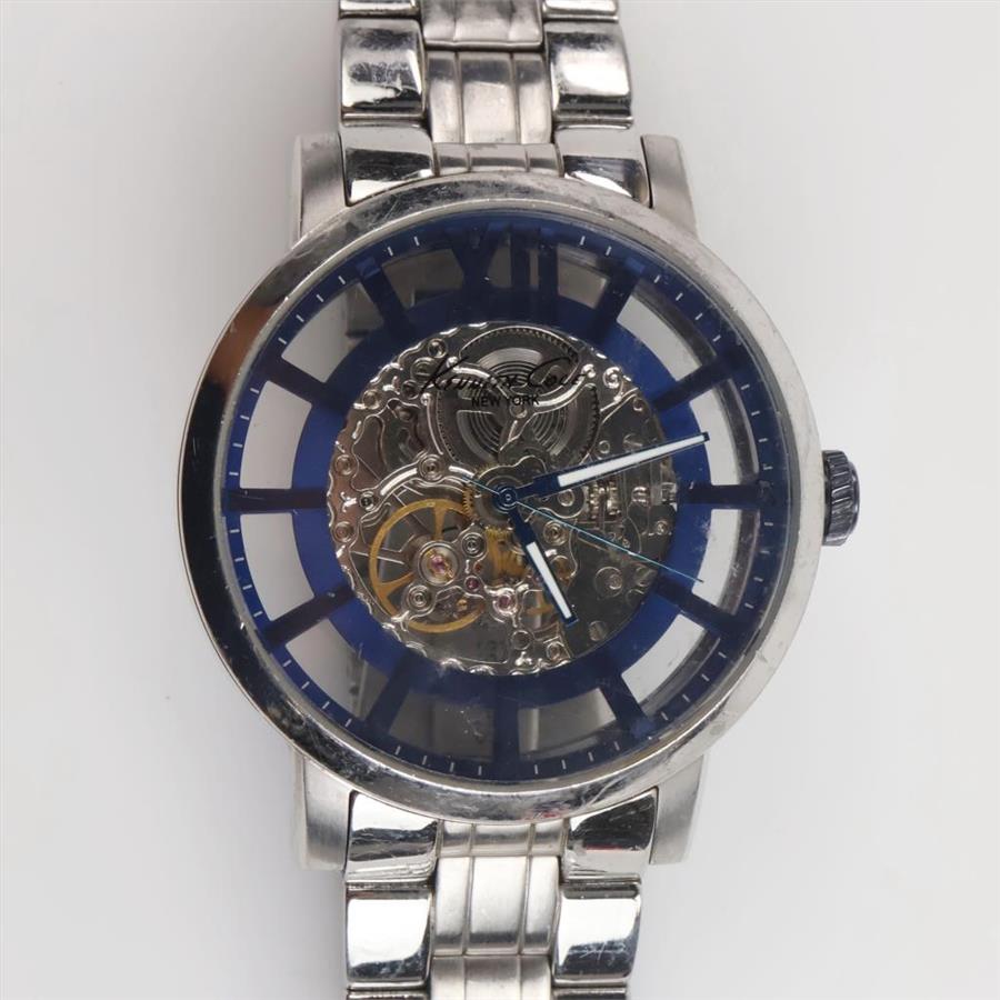 Kenneth Cole Skeleton Dial Watch