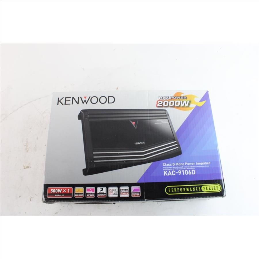 Kenwood Class D Mono Power Amplifier Property Room