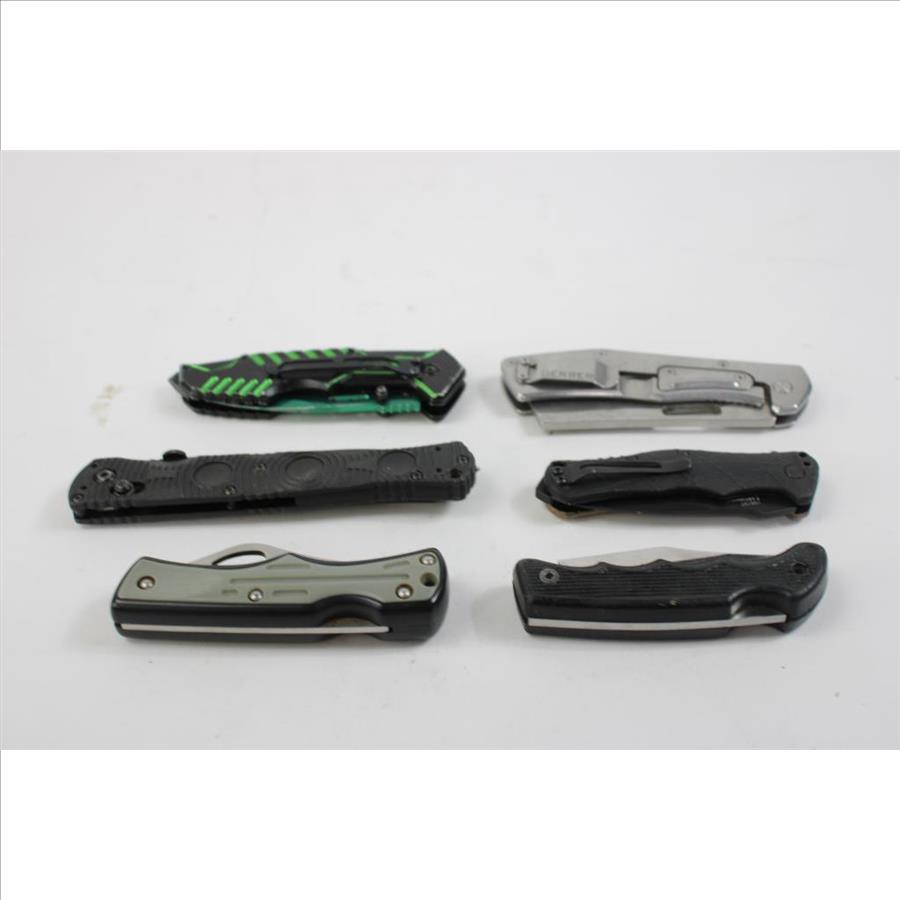Kershaw, Gerber, Tactical Team Knife Bulk And More, 6 Pieces Property Room