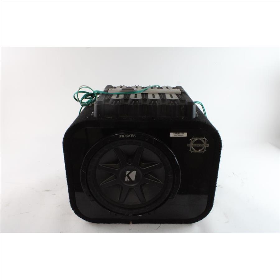 Kicker 12" Enclosed Subwoofer With Kenwood Amplifier Property Room