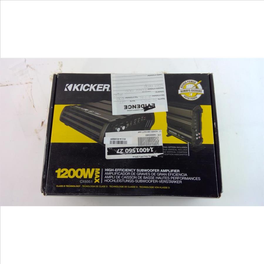 Kicker Subwoofer Amplifier Property Room