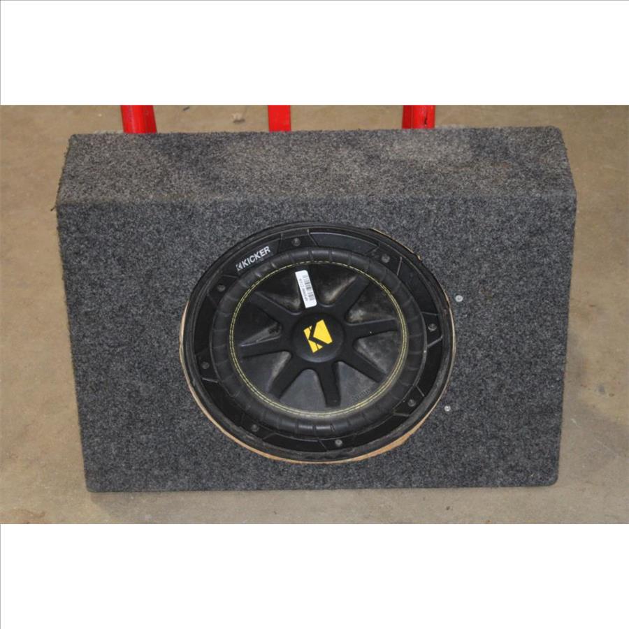 Kicker Subwoofer With Enclosure Property Room