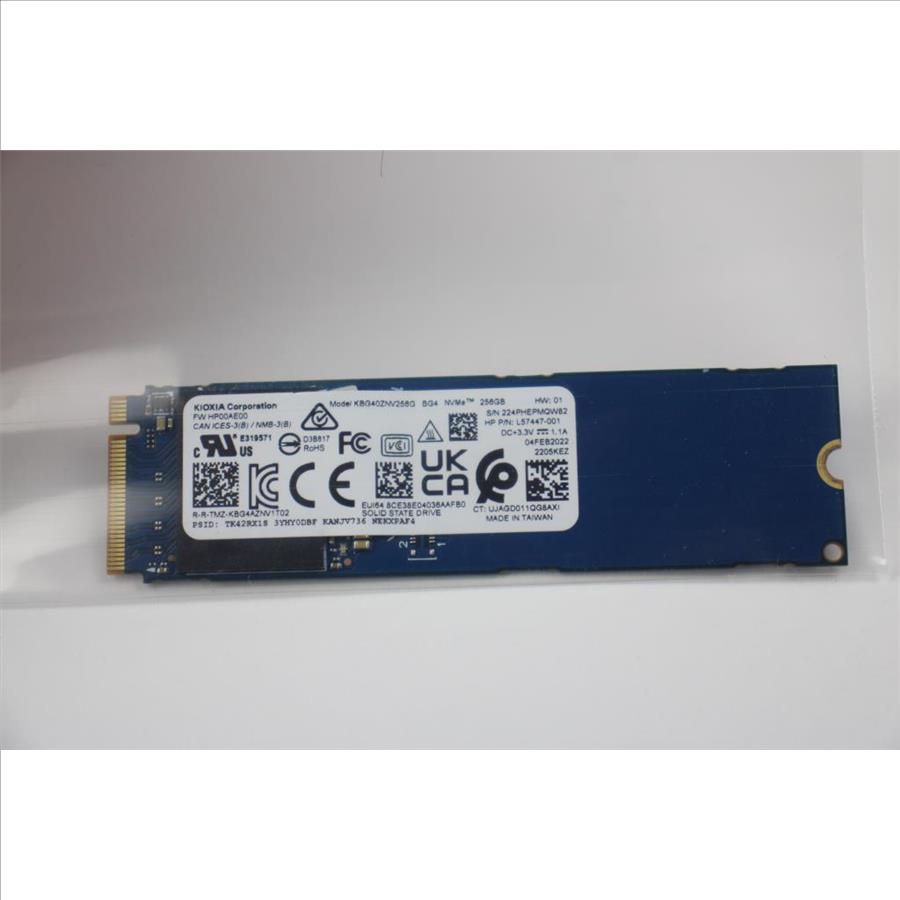 Kioxia Corporation BG4 NVMe SSD, 256GB