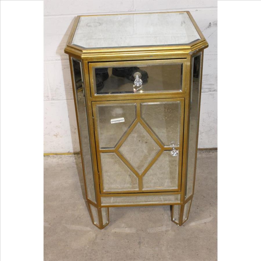 Kirkland Manhattan Mirrored Nightstand Property Room