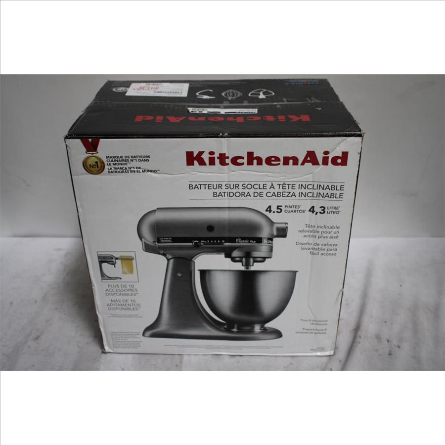 Kitchen Aid TiltHead Stand Mixer, KSM75SL, Silver Property Room