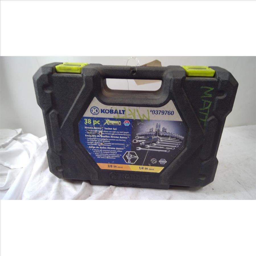 Kobalt 38 Pc. Xtreme Access Socket Set, 0379760 Property Room
