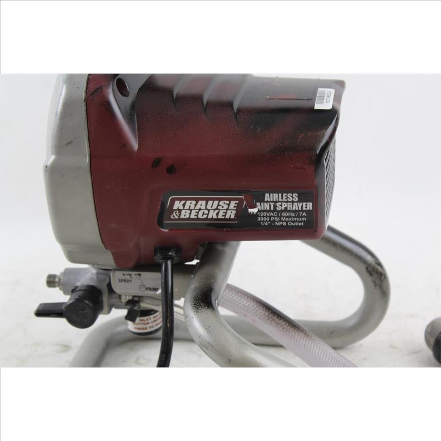 Krause & Becker 60600 Airless Paint Sprayer Property Room