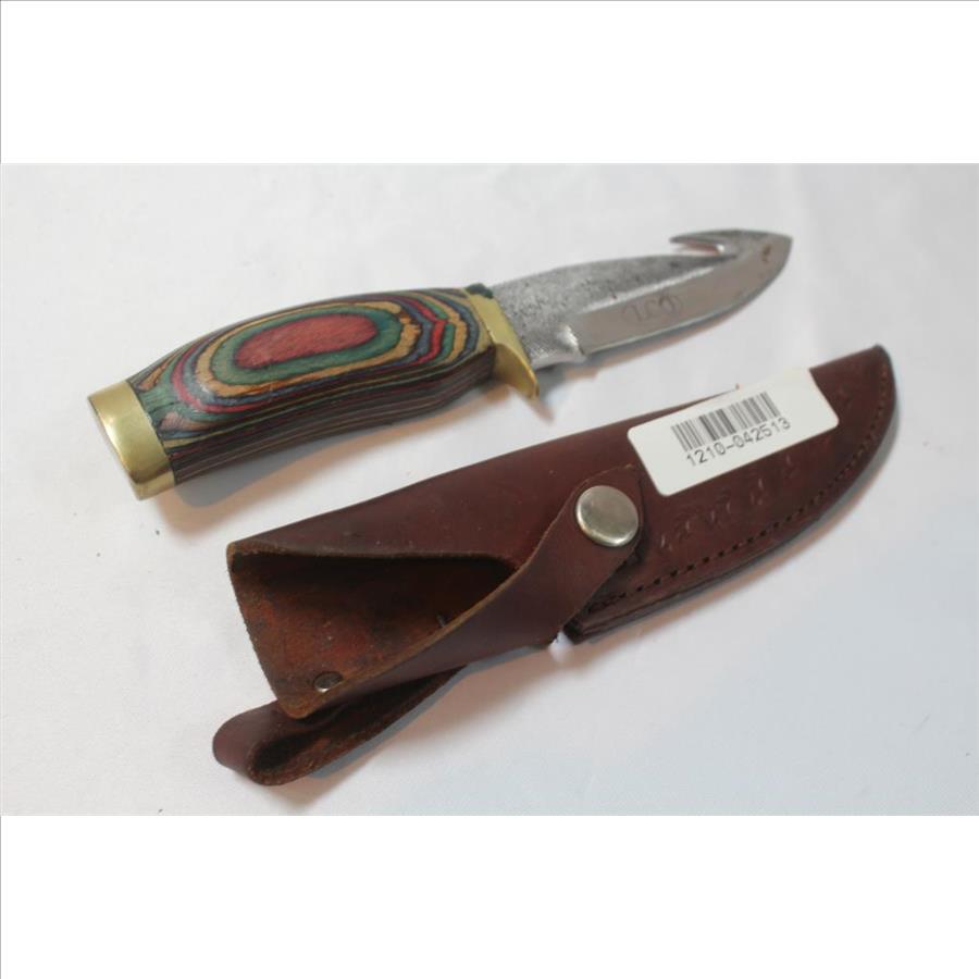 LCO Fixed Blade Gutting Knife And Sheath Property Room