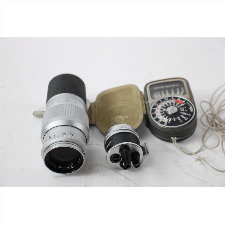 Leica Camera Accessories Lot Property Room