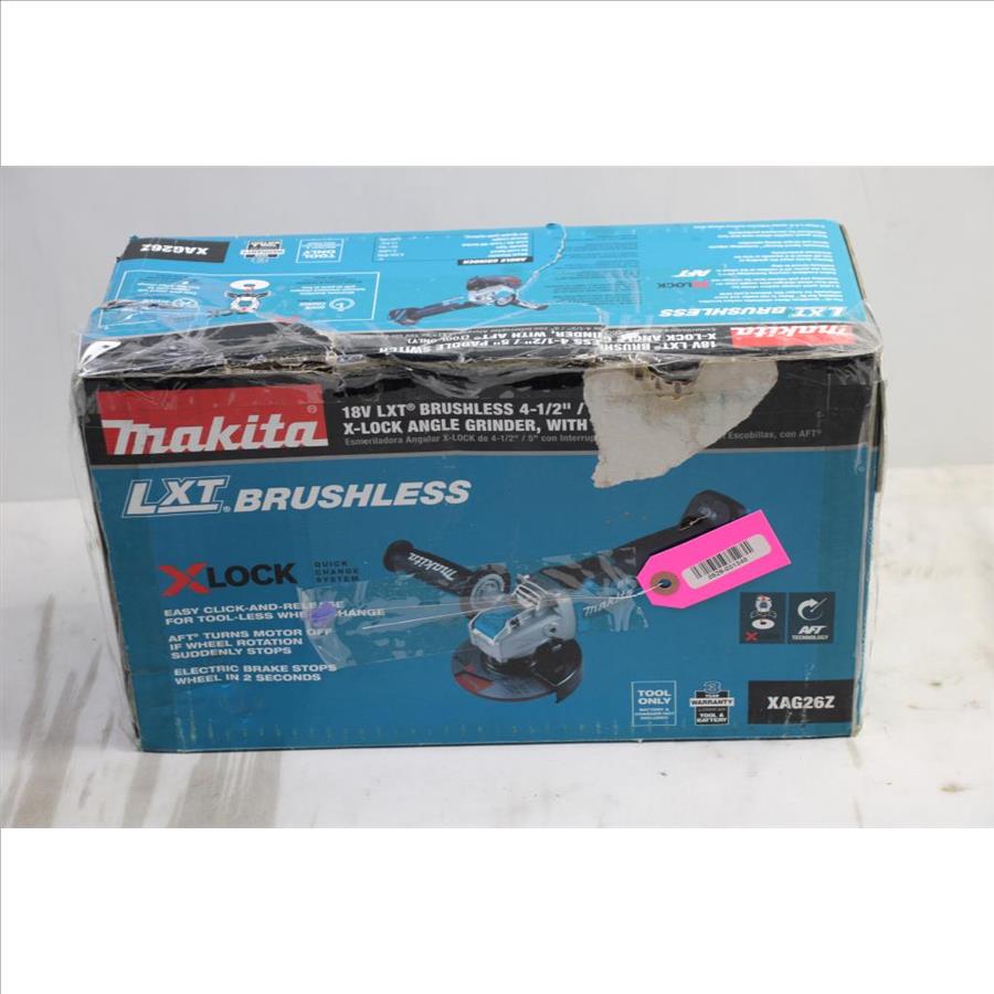 Makita Brushless 4.5" - 5" X-Lock Angle Grinder W/ ATF