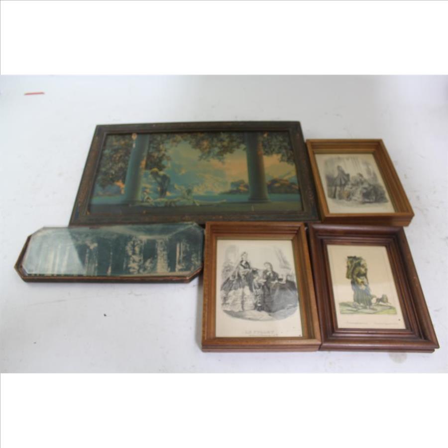 Maxfield Parrish The House Of Art N.Y. Art Print, Vintage Lithograph