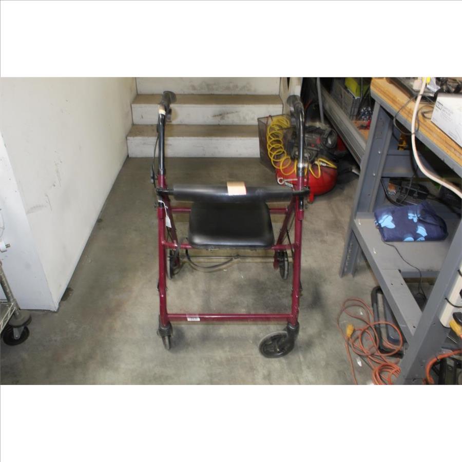 Medline Guardian Basic Rollator Walker Property Room