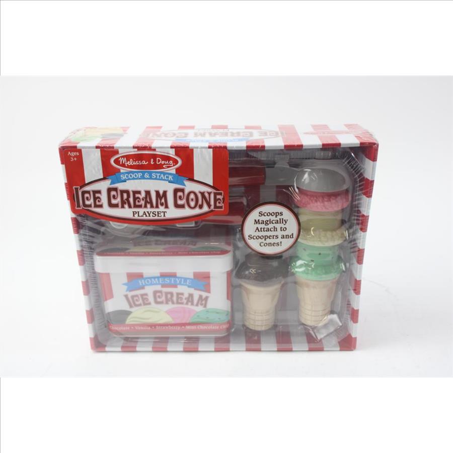 Melissa & Doug Scoop & Stack Ice Cream Cone Play Set