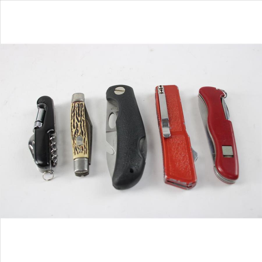 Meyerco Knife, Multitool, And More, 5 Pieces Property Room