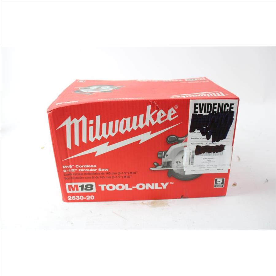 Milwaukee 61/2" Circular Saw Property Room