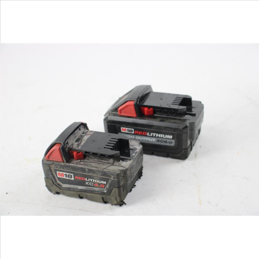 Milwaukee Battery Packs, 2 Pieces Property Room
