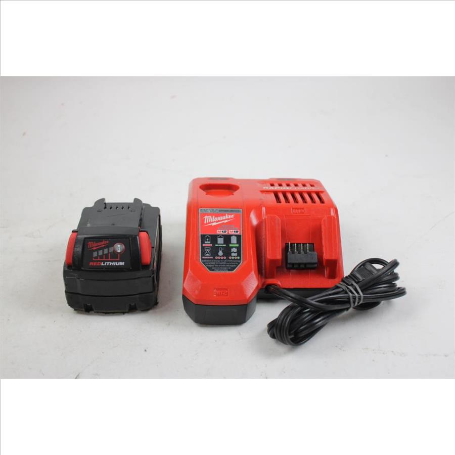 Milwaukee Impact Wrench, Battery, Charger