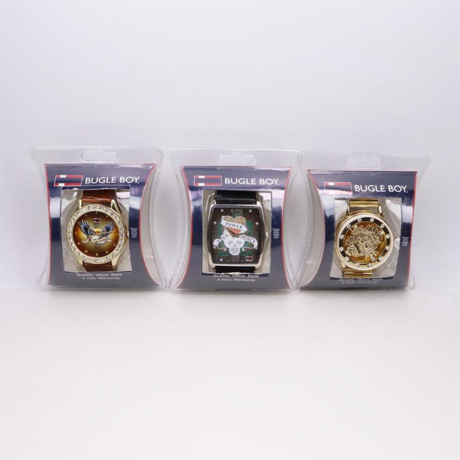 Mixed Bugle Boy Watches, 3 Watches Property Room